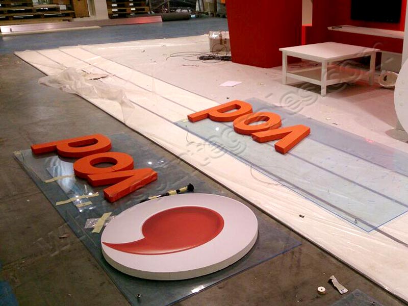 letreros 3D en porexpan
