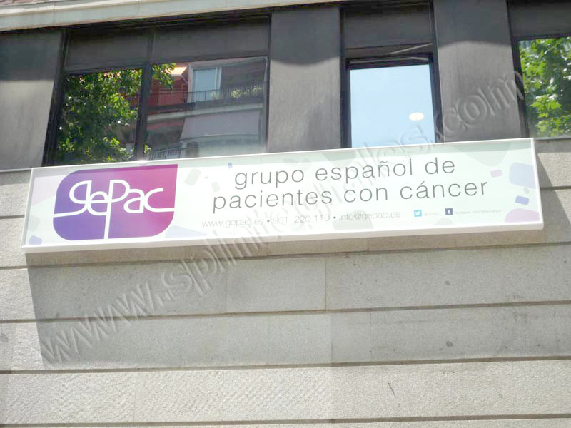 Rótulos con luz para edificios