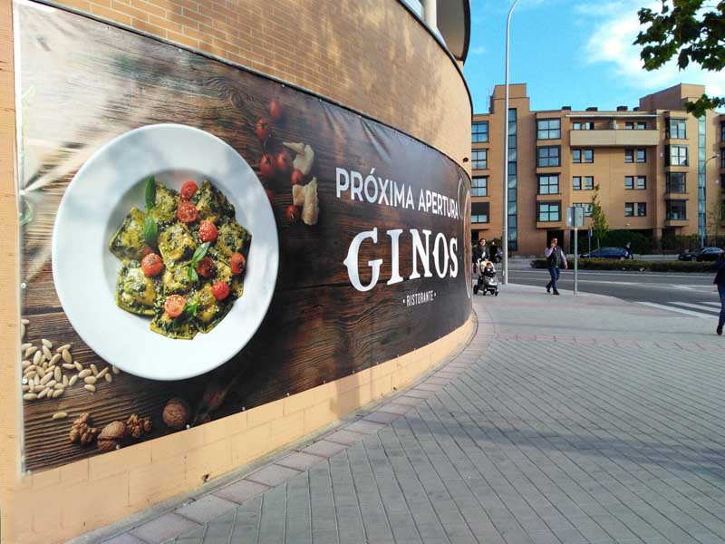lonas fachada ginos