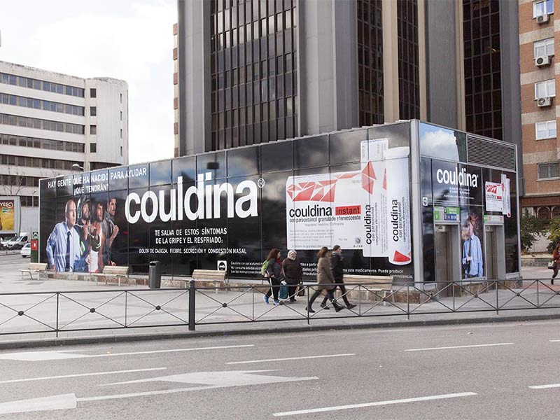 rotulación de publicidad en plaza castilla
